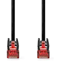 Nedis U/UTP CAT6 Gigabit netwerkkabel / zwart - PVC - 15 meter