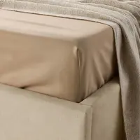 Y-NOT - Velvet Velours - Hoeslaken- Nude - 180x200+30cm Lits-jumeaux - Hoekhoogte 30cm - 30 dagen proefslapen