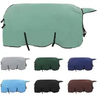 vidaXL Paardendeken Bijzondere Groen 165 cm Polyester