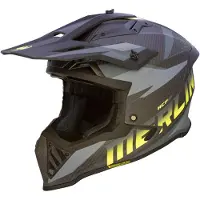 Merlin Recon Code Matt Carbon Motocrosshelm Maat