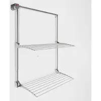 Foxydry Wall Plus 128 cm wanddroogrek -bediening links- 128 x 52 x 137 cm