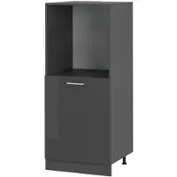 Vicco R-Line Ovenombouwkast – 60 cm Antraciet Hoogglans