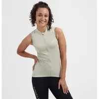 Rogelli Essential II Fietsshirt Dames - Mouwloos Wielrenshirt - Taupe - Maat XXL
