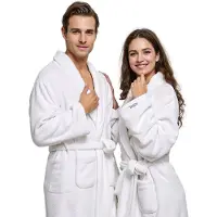HomeShopXL HSXL - Luxe Badjas van Katoenen Badstof - Heren & Dames - XL - Wit - HOTEL Kwaliteit - 100% Katoen - Kamerjas met Zakken en Kraag