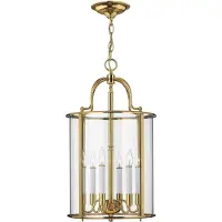 HINKLEY LED Hanglamp Gentry | 6X E14 Max 60W | Dimbaar | Polished Brass