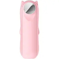 LONGZIMING - Mini Handventilator - Hand Fan - Draagbare Ventilator - Opvouwbaar - 1 stuk - 2000mAh - USB oplaadbaar - 3 snelheden - Stille technologie - Powerbank functie - ABS+PC - Roze