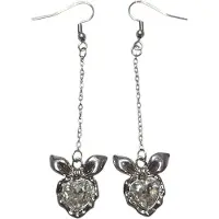 Fashion Jewelry oorbellen aardbei hart.