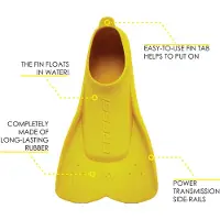 Cressi Light Junior Swimming Fins Geel EU 34-35 Kinderen