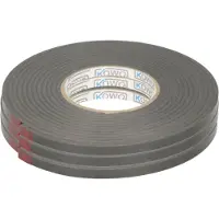 Wovar Glasband PE 9x4 mm zwart | 3 x 5 m | beglazing