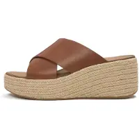 Original Brands PLatfforms Espadr. Slippers | Maat 38 Dames Cognac