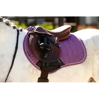 LeMieux Zadeldek Mini Suède Close Contact Square Springen Roze