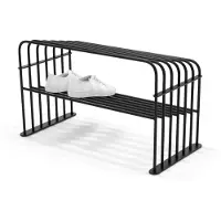 Spinder Design schoenenrek Grid 70 - Zwart - 7 paar schoenen