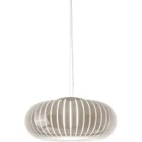 Kartell Hanglamp Teresa, alu / grijs / zink, Woon-/ Eetkamer, Kunststof, Design, hanglamp