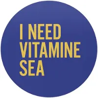 Reinders - Vitamin Sea - Glasschilderij Ø 70 cm - Blauw