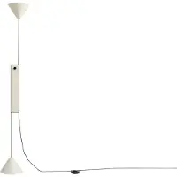 HAY Twist staande lamp 200 cm Cream white