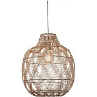 Good&Mojo Hanglamp Mendoza, dimbaar, hout licht, Woon-/ Eetkamer, Bamboe, Design, hanglamp