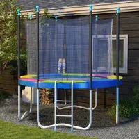 MODFU Luxe Trampoline Randkussen (Ø 244 cm) - Vervangende Veiligheidsrand / Randbescherming - Weerbestendig - Meerkleurig