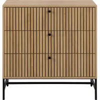 Ebuy24 Lamina Ladekast - 3 Lades - Eiken