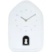 Karlsson Modern Kitty Wandklok | Ø29.1cm | Wit