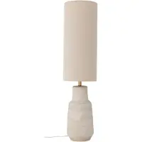 Bloomingville Linetta Vloerlamp, Wit, Steengoed