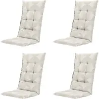 Madison kussen hoge rug napels - 123x50x5cm set van 4