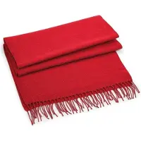 Jumada 's Sjaal - Geweven - Rood - Volwassenen - Oversized - Polyacryl