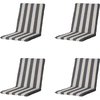 Madison Stapelstoelkussen Amora Grey (97 x 49 cm)
