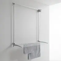 Foxydry Wall 152 cm droogrek wandmontage -bediening rechts- 152 x 52 x 137 cm