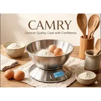 Camry - Digitale Keukenweegschaal EK4150 - Roestvrij staal - 5kg