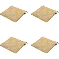 Madison zitkussen napels - 40x40x4,5cm set van 4