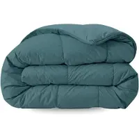 Zelesta Comfort Uni Dekbed zonder overtrek - Wasbaar Hoesloos dekbed - Met vaste overtrek - 2 in 1 - Zeegroen - 240x200cm