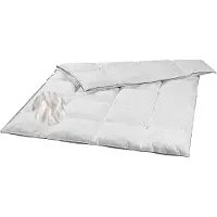 Sleepling 155 x 220 cm donzen winterdekbed | dik winterdekbed | vulling van 90% dons en 10% veren | gemaakt in de EU | wasbaar op 60 graden | wit