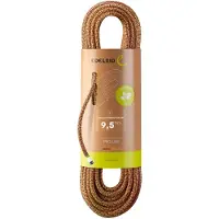 Edelrid - Klimtouwen - Eagle Lite Protect Eco Dry 9,5Mm Neon Pink-Neon Green voor Unisex - Maat 60 m - Oranje
