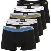 BOSS Boxershorts 'Essential' royal blue/koningsblauw / olijfgroen / zwart / wit