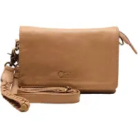 Chabo Borneo Style Crossbody Schoudertas mokka damestas polstasje
