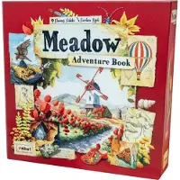 Asmodee Meadow Avonturenboek - Innovatieve Bordspeluitbreiding met Aquarel Illustraties - Verken de Natuur! Leeftijd 10+, 1-4 Spelers