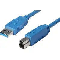 Shiverpeaks BS77030, 0,5 meter, USB A, USB B, USB 3.2 Gen 1 (3.1 Gen 1), 5 Gbit/s, Blauw