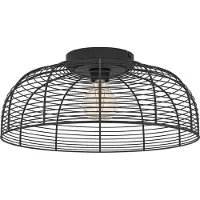 Eglo Draadlamp Roundham Ø 45cm - zwart met goud