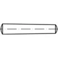 Toolcraft TO-5357274 Conische pen 4 mm RVS A1 50 stuk(s)