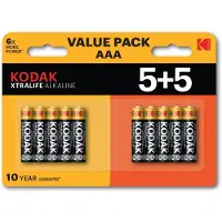 Kodak Xtralife - AAA Alkaline batterijen - 10 stuks