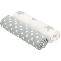 NEW BABY hydrofiele tetradoek 90x110cm 2 stuks - Spuugdoek