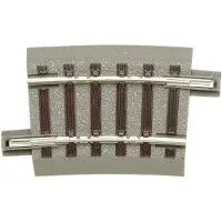Roco H0 GeoLine (met ballastbed) 61129 Gebogen rails 6 stuk(s)