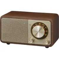 Sangean WR-7 PLUS - FM radio met Bluetooth - Houten behuizing - Vintage Walnut