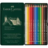 Faber-Castell - Polychromos Colour Pencil tin of 12 (110012)
