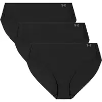Under Armour Ua Pure Stretch No Show Bikini-Solid 3Pk Slip