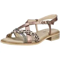 Nero Giardini Sandalen met riem crème / donkerbeige / zwart