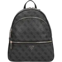 GUESS Rugzak 'MANHATTAN II LARGE BACKPACK' basaltgrijs / zwart