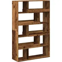 vidaXL Boekenkast 100x33x187,5 cm bewerkt hout oud houtkleurig
