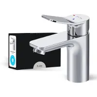 Am.pm X-Joy - Wastafelkraan met EcoStart functie - Waterbesparend - Messing - Chroom