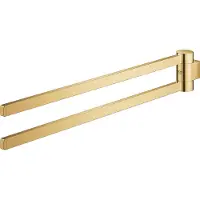 GROHE Handdoekhouders + handdoekhaken, Handdoekstang GROHE Selection dubbel draaibaar cool sunrise 41063GL0